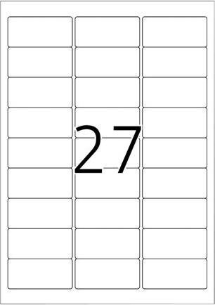 Actual product image HERMA A4 removable labels