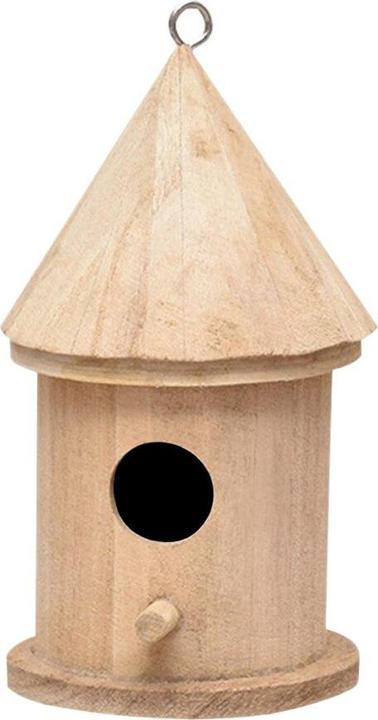 Actual product image JTI Wooden birdhouse - 15.5 x 7.5 cm