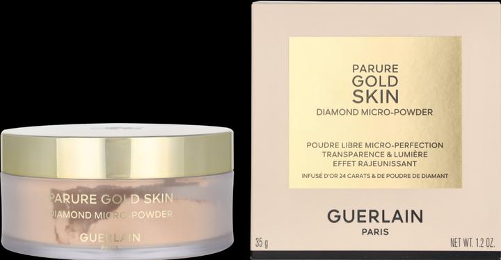 Actual product image Guerlain Parure Gold Skin Diamond Micro-Powder 03 Moyen / Medium (MEDIUM, 03 Moyen)