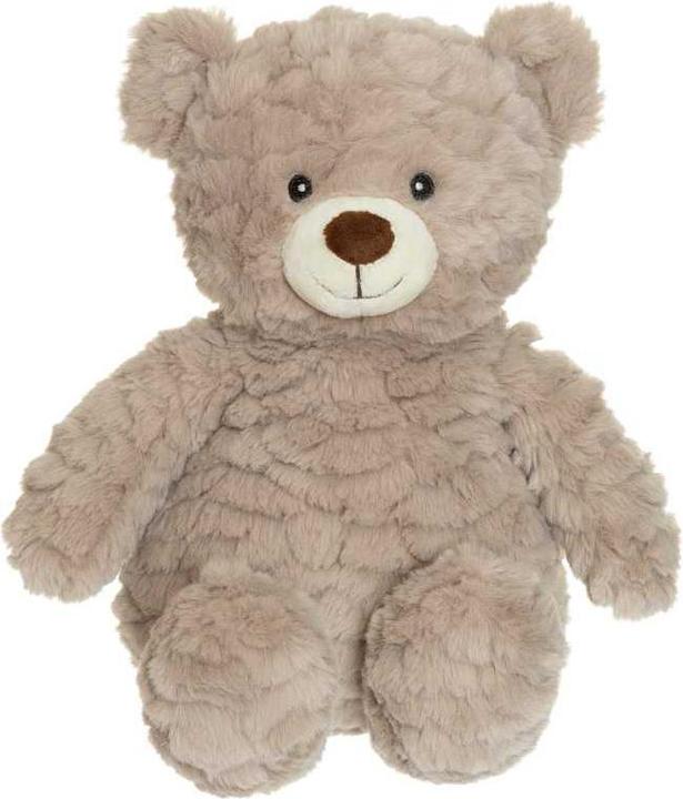 Teddykompaniet Wärmekissen Teddybär braun mit gewelltem Fell 35 cm (35 x 35 cm)
