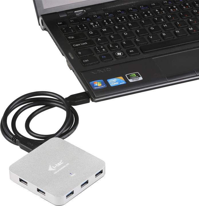 Produktbild i-tec U3HUBMETAL7 (USB-A, 7 Ports)