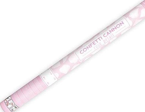 Actual product image Partydeco Confetti Cannon - 60cm - Rose Petals - White