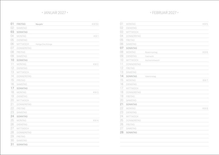 Valori nutrizionali e ingredienti Design Diary Abstract 2026 (A5, Tedesco)