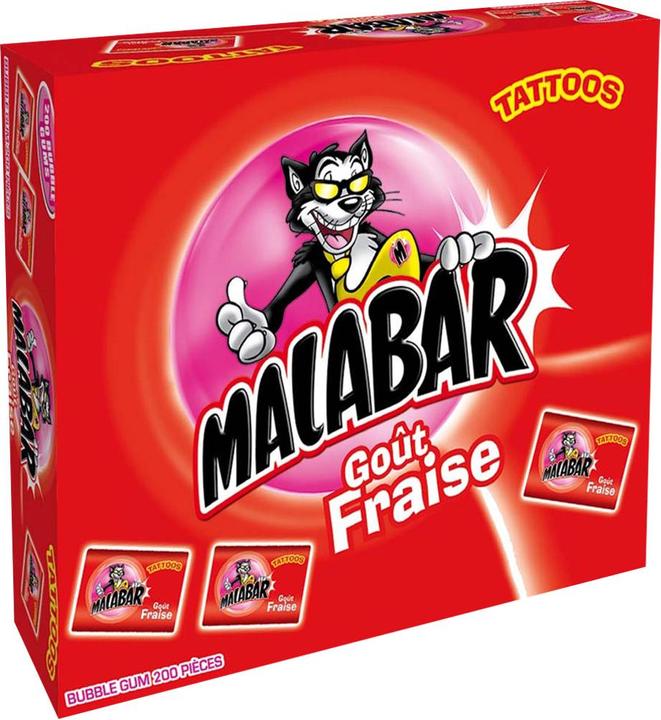 Malabar Gomma da masticare gusto fragola (1 pz., 1400 g)