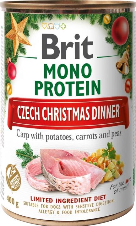 Produktbild Brit Mono Protein - tschechischer weihnachtsabend - nasses hundefutter - 400g (Senior, 1 Stk., 400 g)