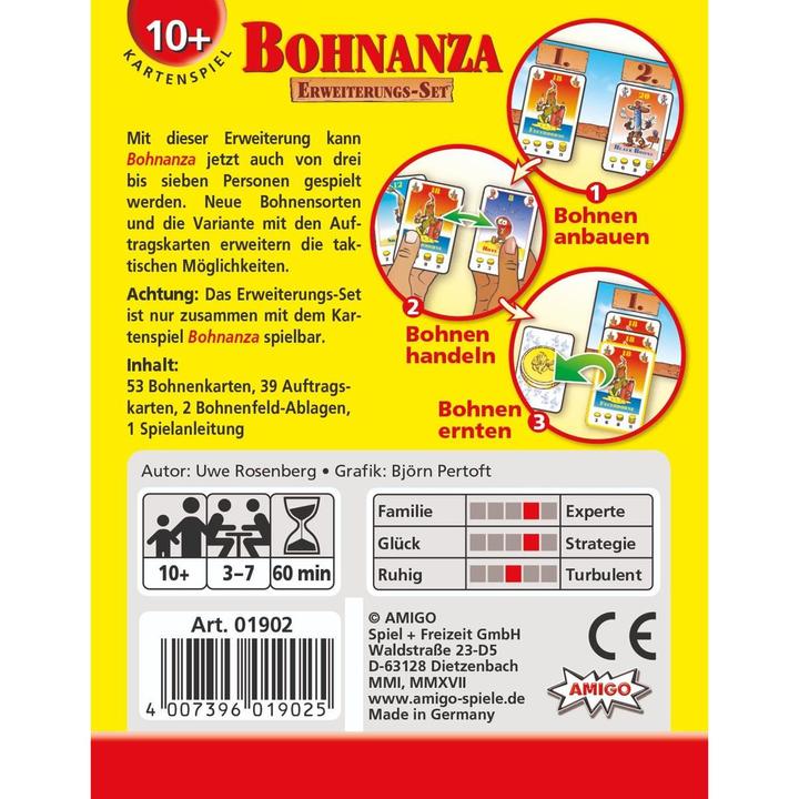 Actual product image Amigo Bohnanza Extension Set (German)