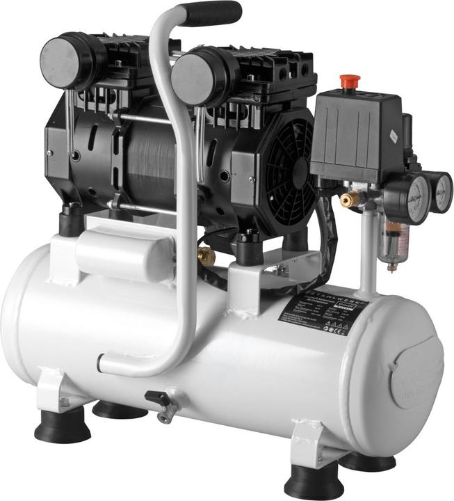 Actual product image Stahlwerk Compressor 10 bar 2.1 hp 1.6 kW 210 l/min 10 l air compressor (10 bar, 10 l)