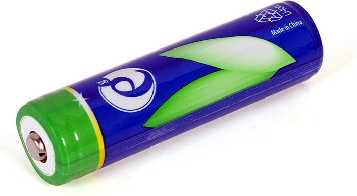 Actual product image Gembird EG-BA-18650/2600 Lithium-ion 18650 baterija protected 2600 mAh (1 pcs., 18650, 2600 mAh)