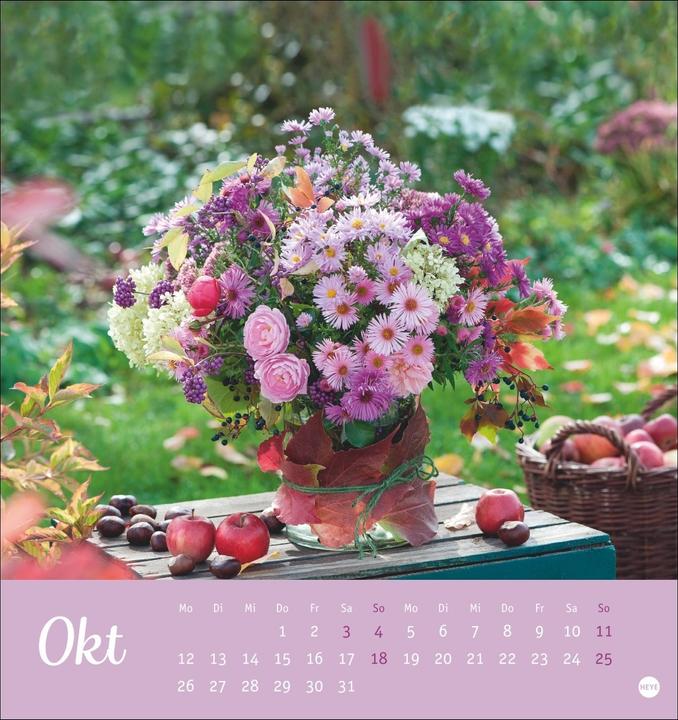 Produktbild Herzliche Blumengrüsse Postkartenkalender 2026 (Harter Einband, Deutsch)