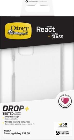 Actual product image OtterBox React + Glass Bundle - Kit (1 Piece, Samsung Galaxy A32 5G)