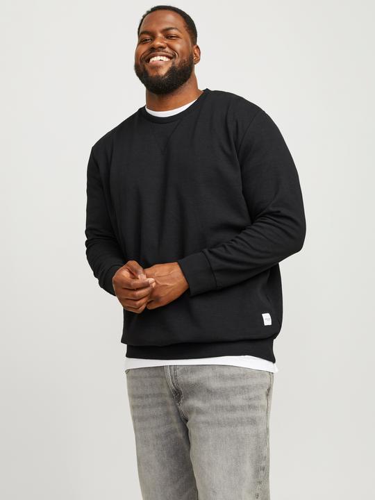 Actual product image Jack & Jones Plain plus size sweatshirt (XXL, 4XL)