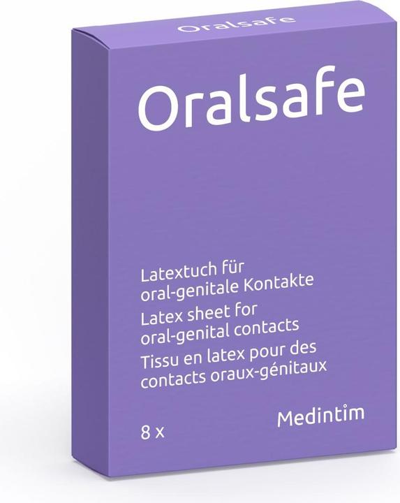 Image du produit Medintim Tissu à lécher Oralsafe neutre au goût (8 pcs)