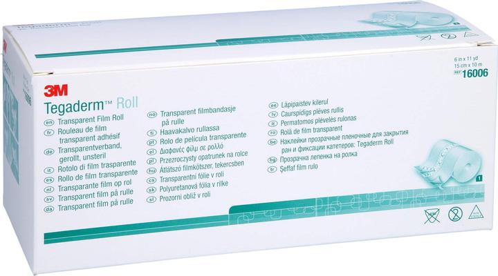 Actual product image 3M Tegaderm Roll wound dressing 15cmx10m transparent (1 x)