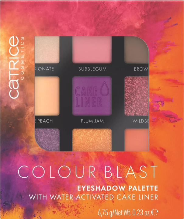 Actual product image Catrice Colour Blast Eyeshadow Palette 010 Tangerine meets Lilac (010 Tangerine meets Lilac)