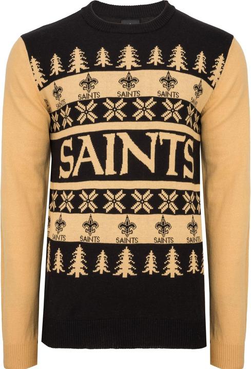 Foco NFL Ugly Sweater XMAS Strick Pullover New Orleans Saints - L (L)