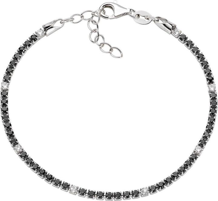 Amen Tennis Armband (19 cm, Silber 925)