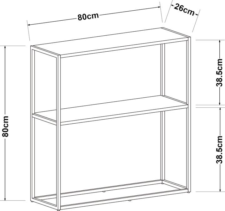 Actual product image En.Casa Strömstad (79.5 x 26 x 80 cm)