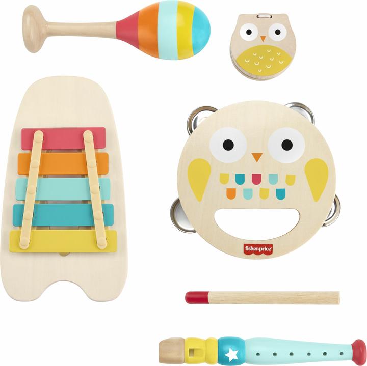 Fisher-Price Set musicale in legno (Multilingue)