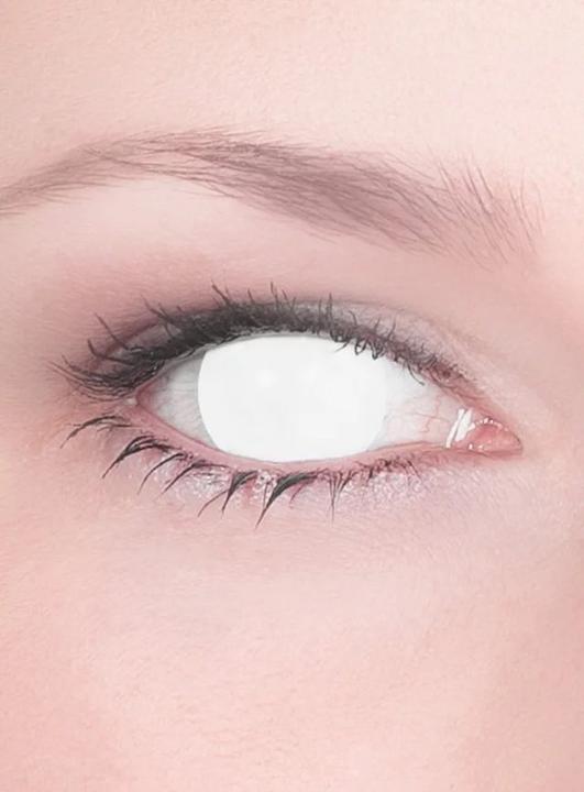 Actual product image Metamorph Zombie Weiss Monatslinsen Kontaktlinse ohne Stärke (White)