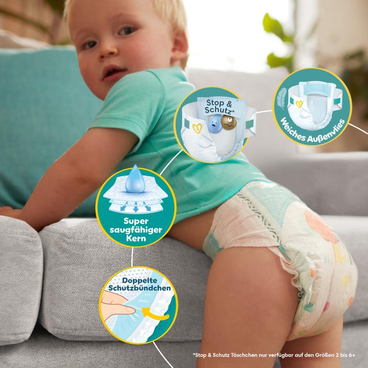 Actual product image Pampers Baby-Dry (Size 6, Monthly box, 148 Piece)