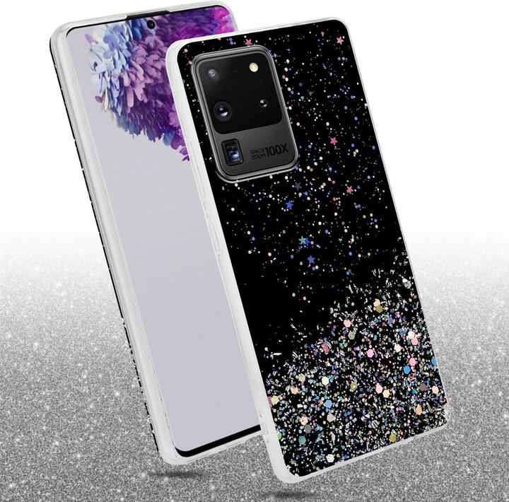 Image du produit Cadorabo Couverture TPU paillettes scintillantes (Samsung Galaxy S20 Ultra)