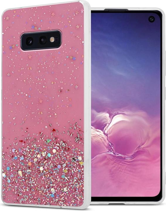Rose avec paillettes