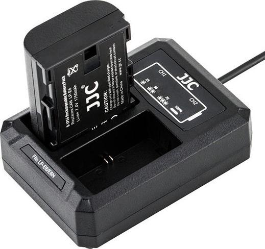 Actual product image JJC Dual USB Charger for Canon LP-E6N