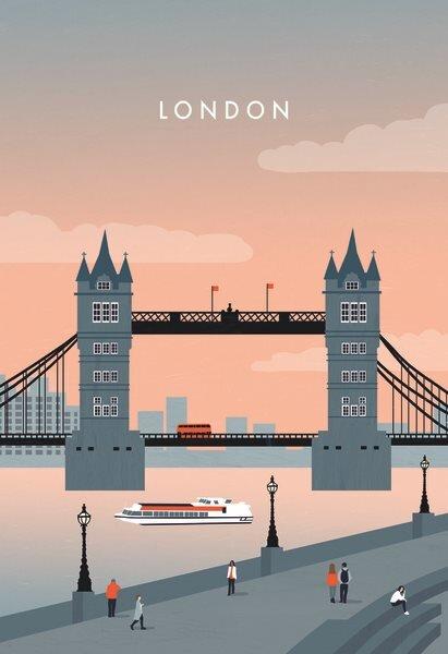 Immagine prodotto Ravensburger Puzzle 12001375 - Londra - 99 pezzi Puzzle Moment per adulti e bambini a partire da 14 anni (99 pezzi)