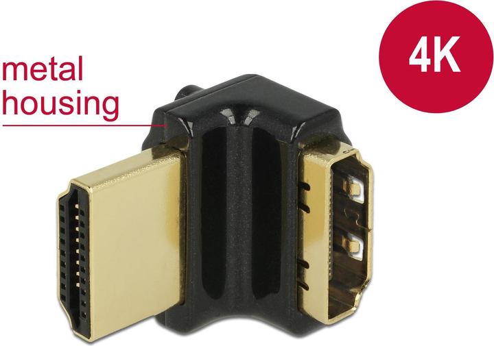 Actual product image Delock HDMI-A/HDMI-A, F/M, 90° (HDMI, 2.12 cm)