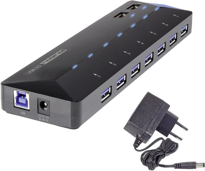 Image du produit Renkforce Rf-3806034 (USB-A, 7 Ports)