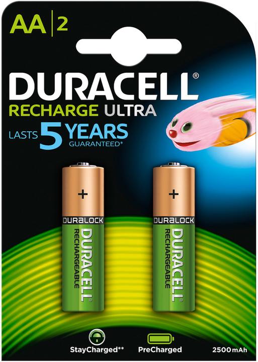 Produktbild Duracell Recharge Ultra (2 Stk., AA, 2500 mAh)