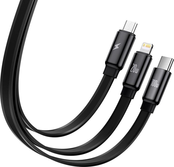 Immagine prodotto Baseus Serie Traction 3in1 (1.70 m, 100 W)