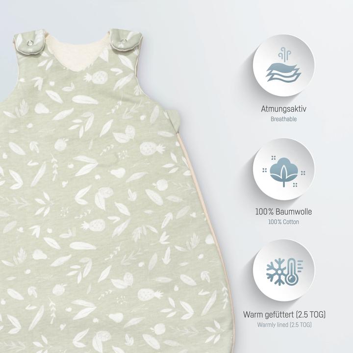 Image du produit Julius Zöllner Sac de couchage bébé Sky - Tropic (56 cm, 2.5 TOG, Toute l'année)