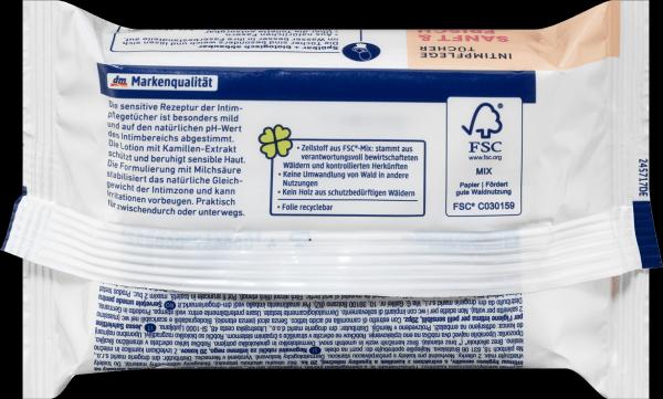 Image du produit dm Jessa Lingettes de soins intimes (Lingettes intimes)
