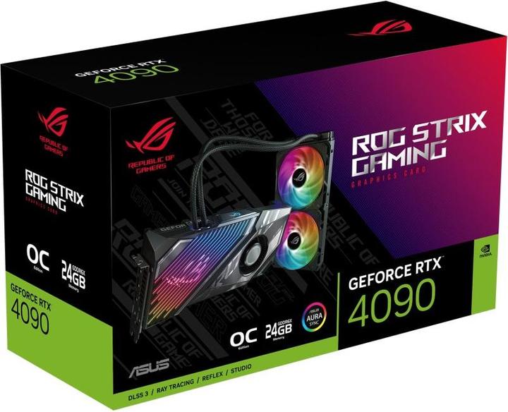 Actual product image ASUS VGA RTX4090 24GB ROG-STRIX LC O24G (24 GB)