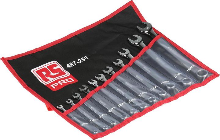 Produktbild Rs Pro Gabel-Ringschlüssel Satz 11-teilig (19 mm)