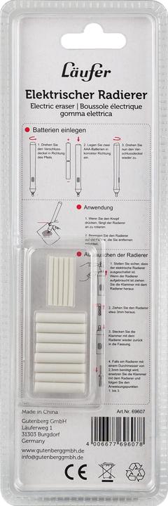 Produktbild Läufer Radierstift elektrisch
