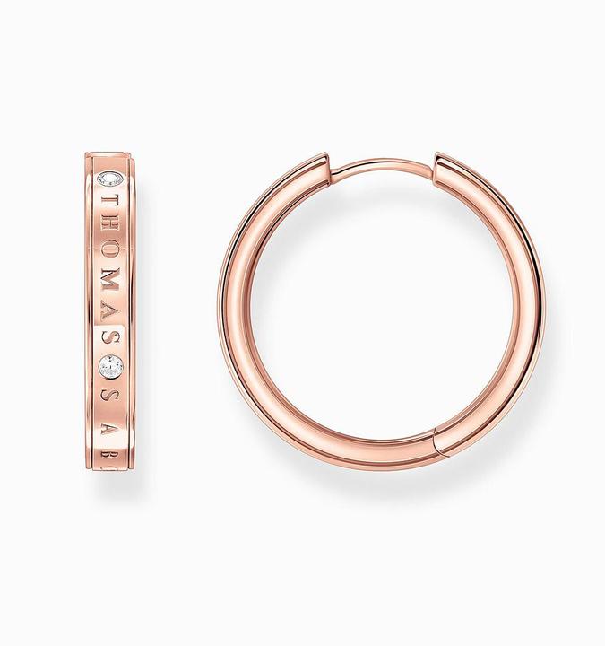 Immagine prodotto Thomas Sabo Creoli con pietre bianche placcati in oro arrugginito (Argento 925)