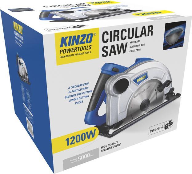 Image du produit Kinzo Scie circulaire 230V / 1200W