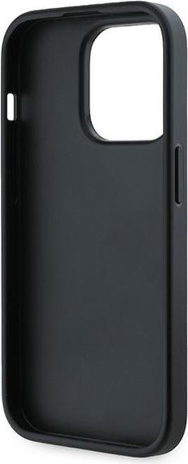 Productafbeelding Karl Lagerfeld KLHCP13LPQDSMGK iPhone 13 Pro / 13 6.1" czarny/zwarte hardcase Diagonaal Quilted Script (Apple iPhone 13 Pro)