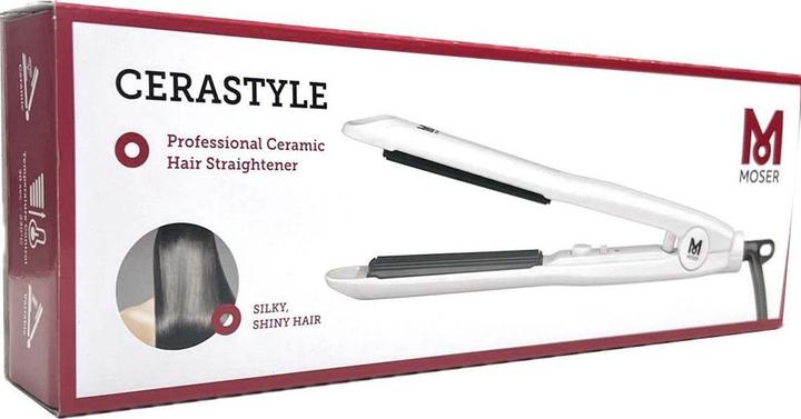 Actual product image Moser Professional hair straightener CeraStyle Pro 4417 (white) (Straightening iron)