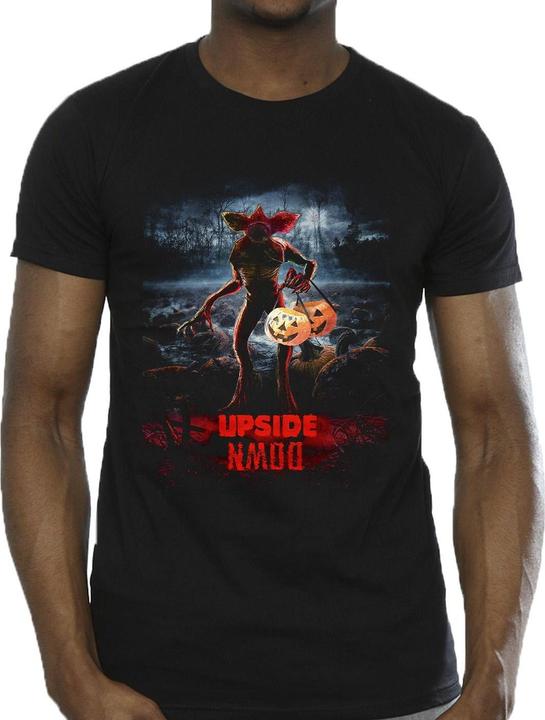 Immagine prodotto Netflix Stranger Things Pumpkin Upside Down Maglietta Uomo (3XL)