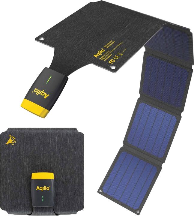 Actual product image Aqiila Sunbird P21 - Foldable solar panel (21 W, 0.60 kg)