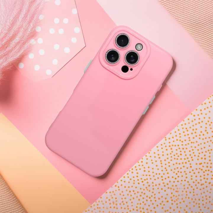 Actual product image OEM Back panel cover Case PASTEL SHINE for IPHONE 16 Pro Max pink (Apple iPhone 16 Pro Max)