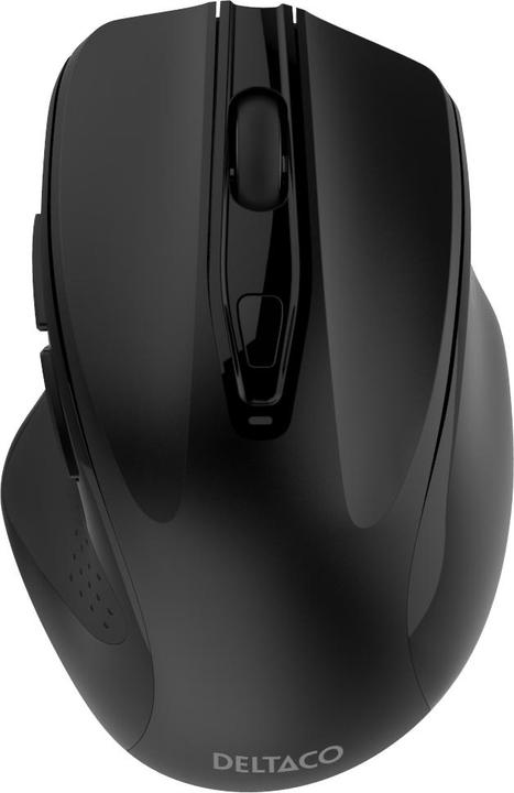Produktbild Deltaco OFFICE wireless, ergonomic, 1x AA, black (Kabellos)