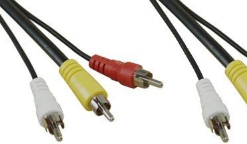 Image du produit InLine Composite Video — Composite Video (5 m, RCA)