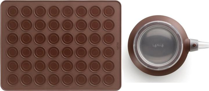 Image du produit Lékué Macaron set, 1x moule, 1x Decomax m douilles