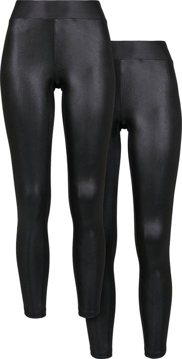 Immagine prodotto Urban Classics Leggings in pelle sintetica da donna 2-Pack - 15387 (XS)