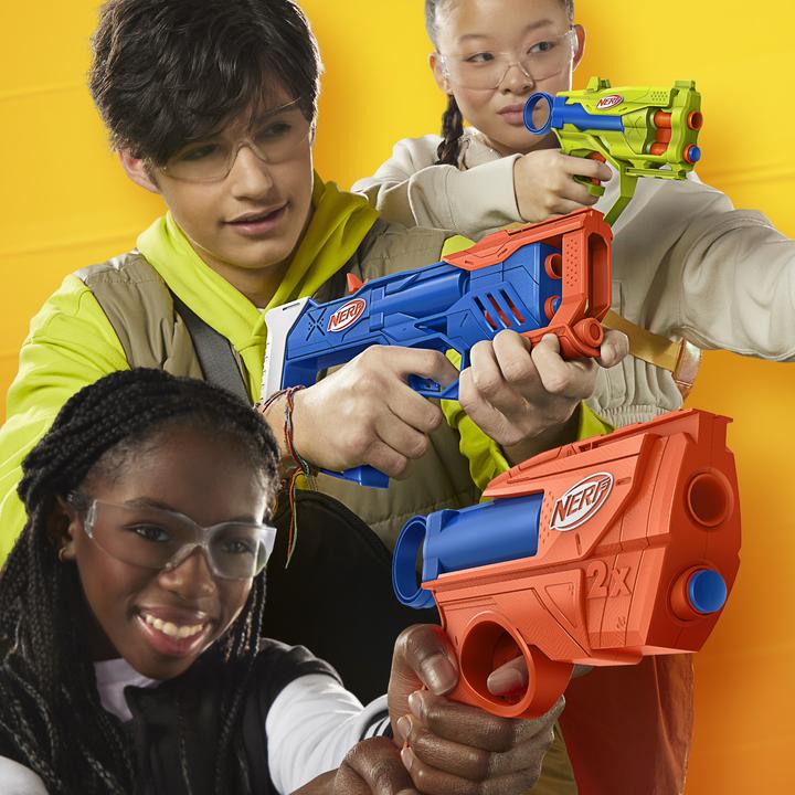Actual product image Hasbro NERF N-Series Triple Action Pack