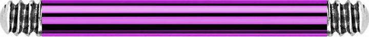 Produktbild Star Piercing Micro Barbell-Stab violett (ohne Messing, Titan G23)